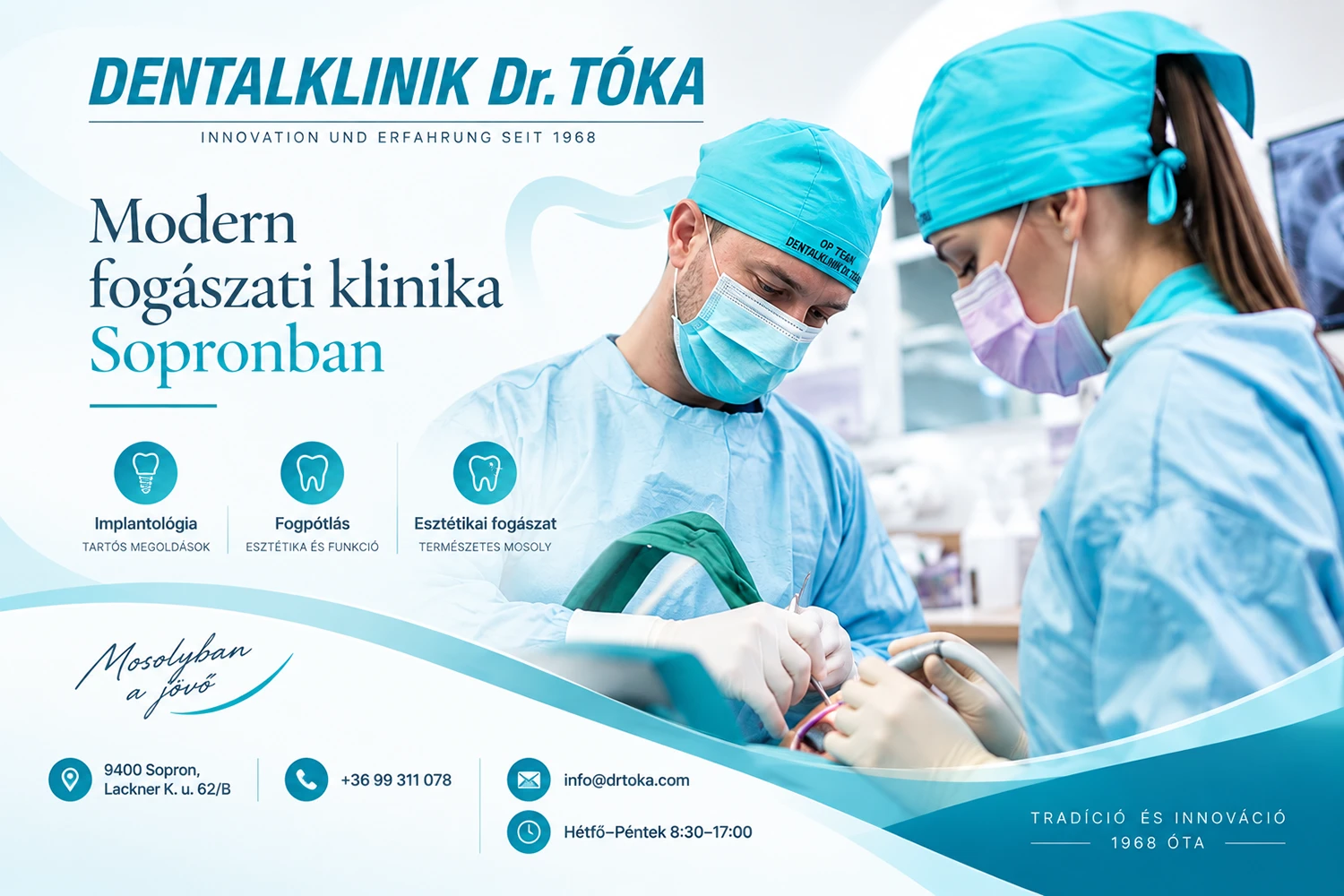 Dentalklinik Dr. Tóka – Fogászat és implantológia Sopronban