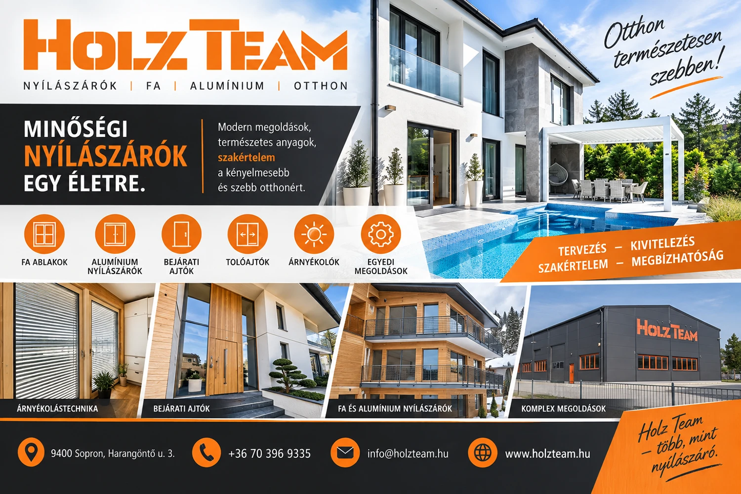 Holz Team Kft. Sopron – Fa és fa-alumínium nyílászárók