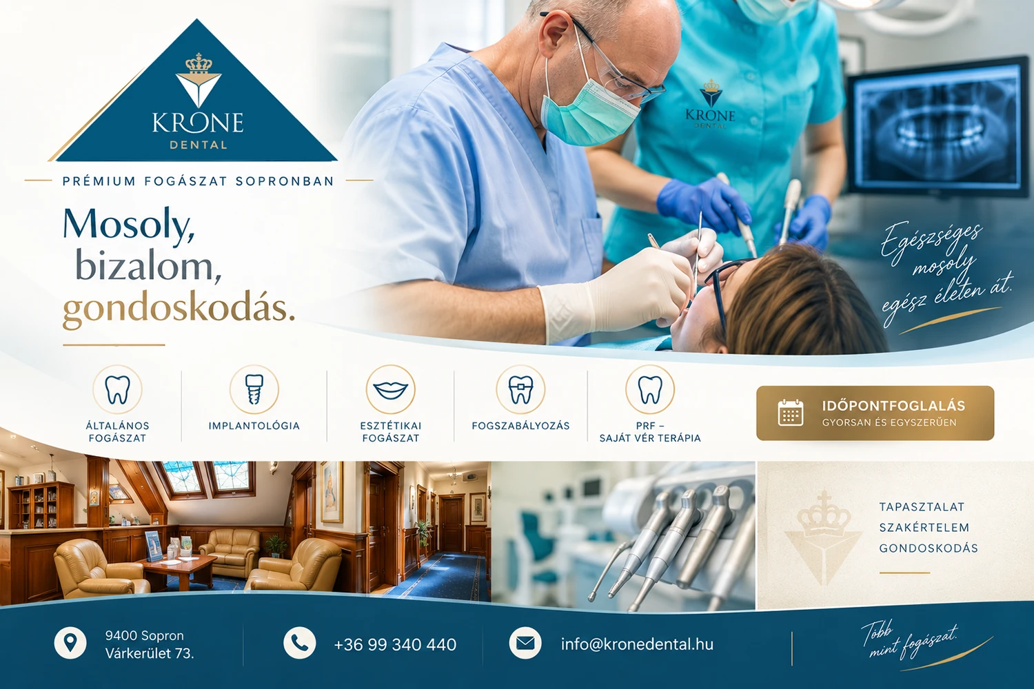 Krone Dental – Fogászat Sopron | Implantáció, fogpótlás